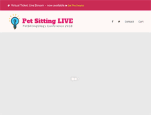 Tablet Screenshot of petsittinglive.com